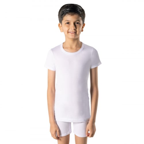 طقم ولادي & شبابي بسروال قصير قطن من دروش