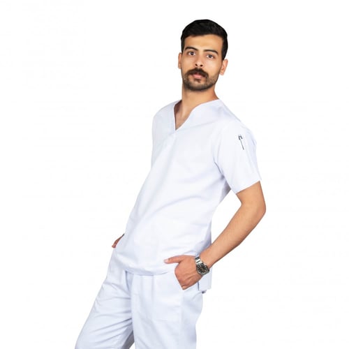 سكراب طبي للجنسين , أبيض