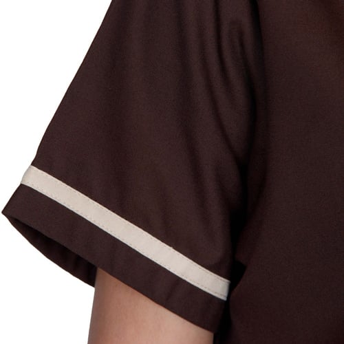 سكراب طبي للجنسين لون بني غامق وبيج