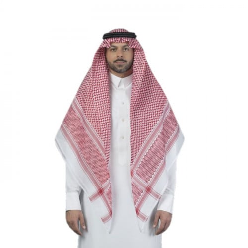 شماغ البسام البصمة كلاسيك إنجليزي لون خاص