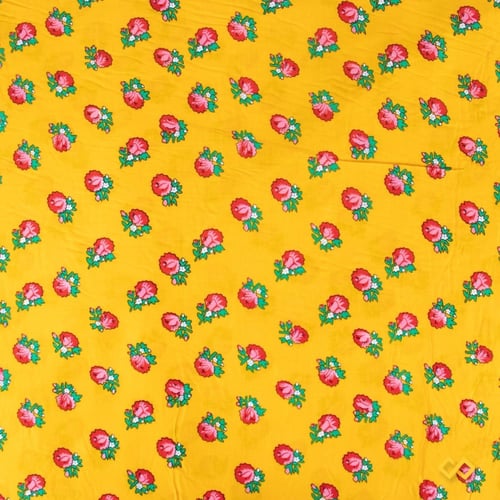 قماش شالكي أصفر