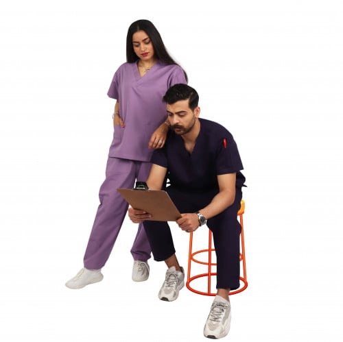 سكراب طبي للجنسين , كحلي وبنفسجي