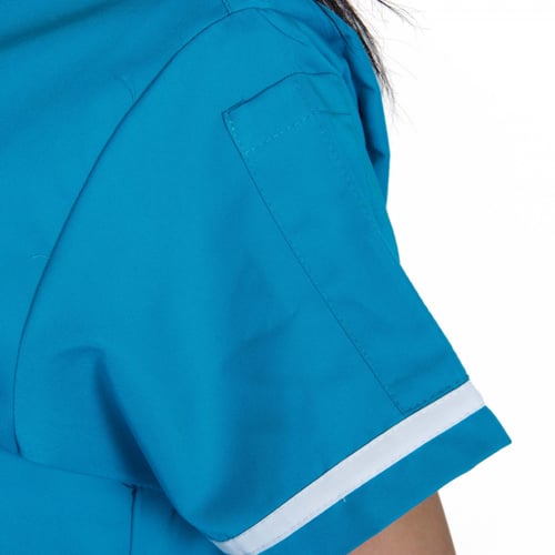 سكراب طبي للجنسين لون تركواز وأبيض