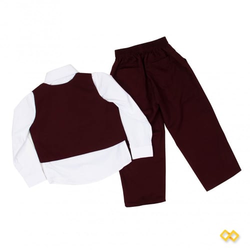 زي روضة لون عنابي