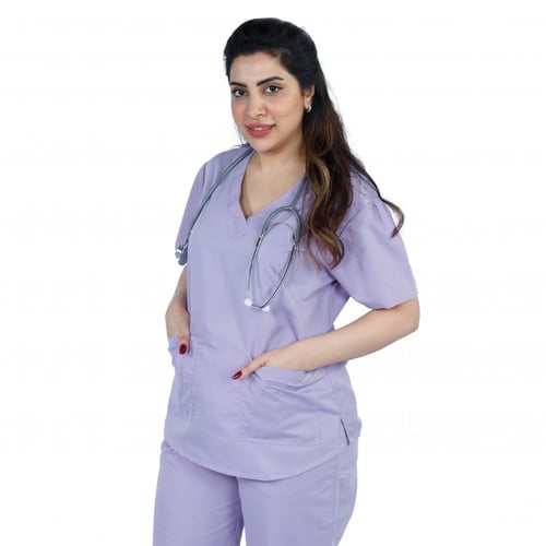 سكراب طبي نسائي لون موف