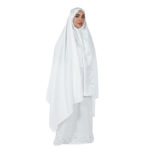 شرشف صلاة قطعتين مطرزة