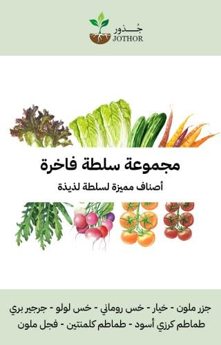 مجموعة بذور سلطة فاخرة - Gourmet Salad Kit
