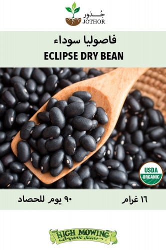 بذور فاصولياء سوداء - Eclipse Dry Bean Seeds