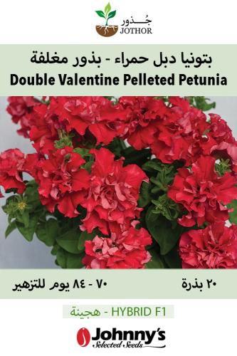 بذور بتونيا دبل حمراء - Double Cascade Valentine P...