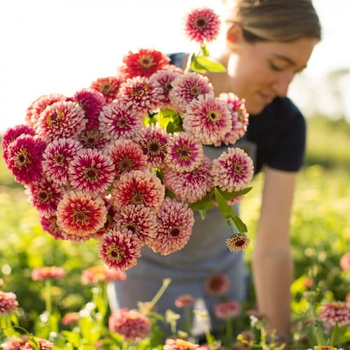 بذور زينيا مازوركيا - Zinnia Mazurkia Seeds