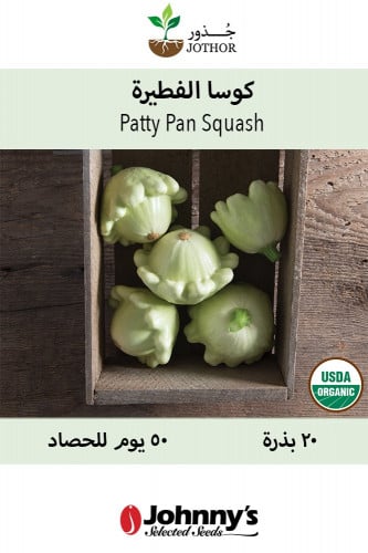 بذور كوسا الفطيرة - Jaune et Verte Organic Patty P...