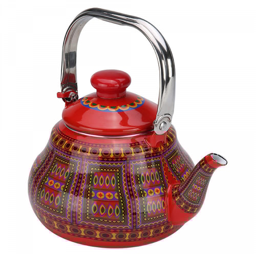 ابريق شاي غضار نقشة نجدي