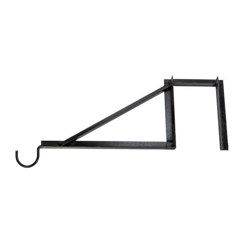 السنيدي علاقة ذبائح حديد جدارية اسود