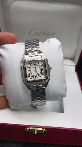 كارتير اطار مربع فضي نسائية