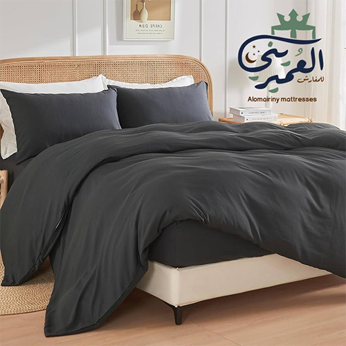 مفارش صيفي مفرد ونص لون اسود