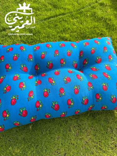 بكج الراحة روز–مدّة ومخدة شالكي أزرق