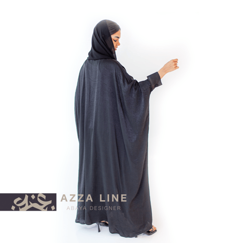S01 عبايه بشت حرير مغسول