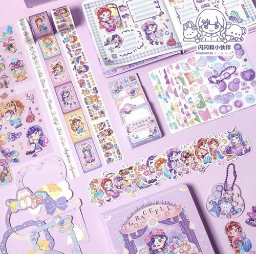 مجموعة مفكرة يوميات بنفسجي