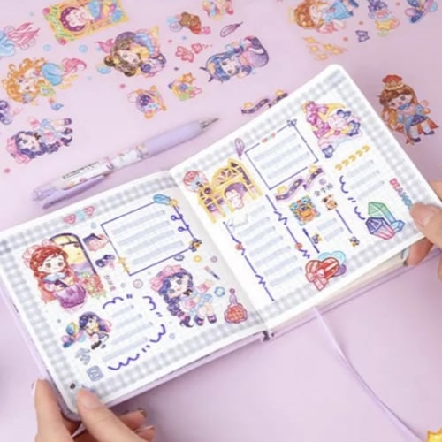 مجموعة مفكرة يوميات بنفسجي