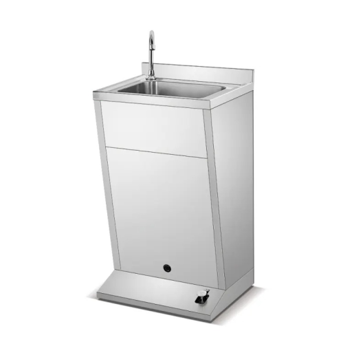 Stainless steel knee sink