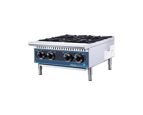 Gas stove with 4 burners on the roof