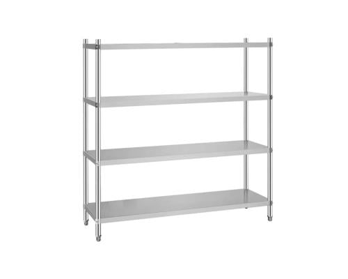 4 stainless steel storage shelves