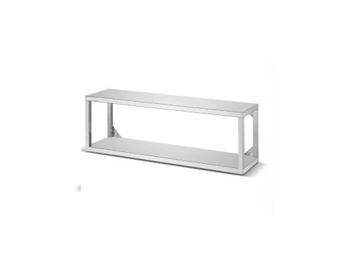 Wall rack stainless steel 2 tiers