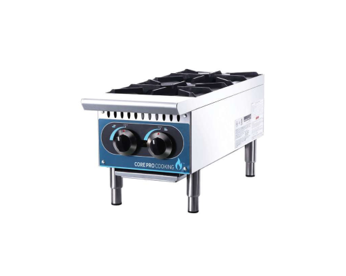 Gas stove with 2 burners on the roof