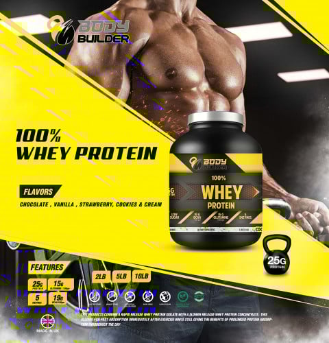 Body Builder 100% Whey Protein Powder