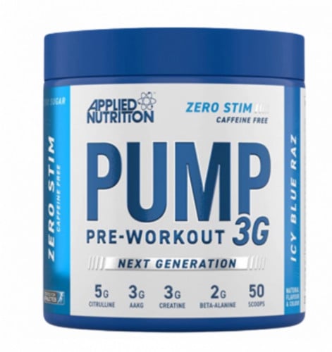 Pump pre workout بدون كافيين