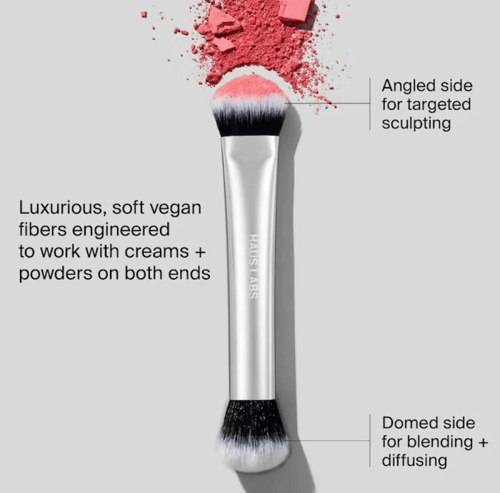 HAUS LABS Dual-Ended Multi-Purpose Brush