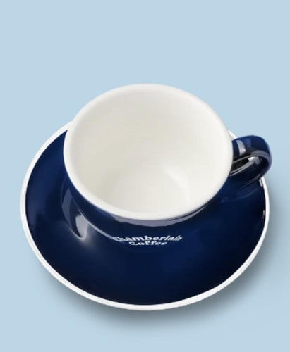 Chamberlain Coffee Navy Cup & Saucer