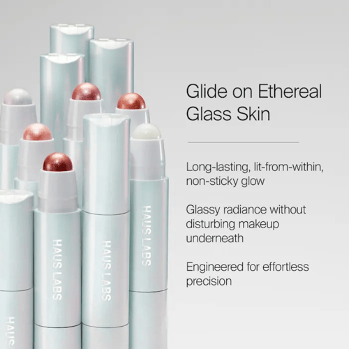 HAUS LABS Bio-Radiant Glassy Balm Highlighter Stic...