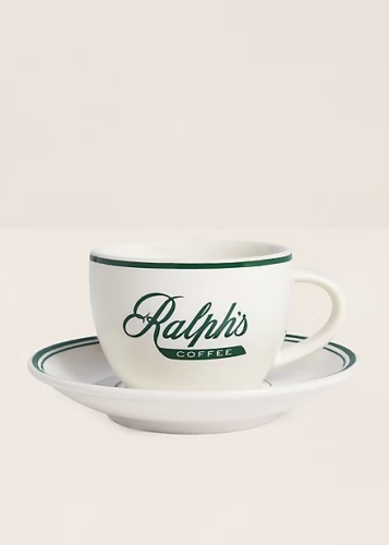 Ralph's Coffee Espresso Cup and Saucer
