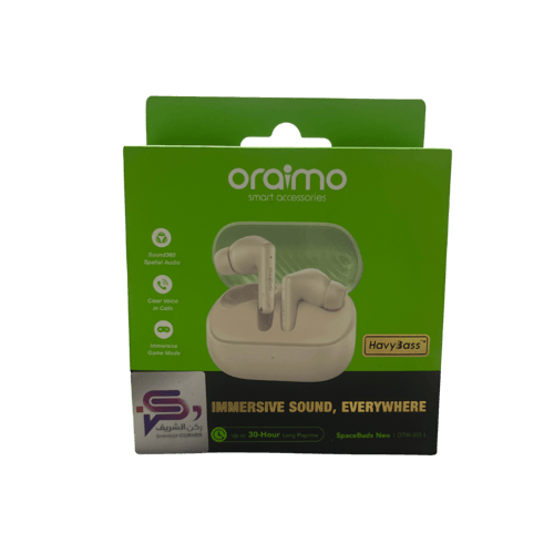 سماعة أذن اورايمو لاسلكية سبيس بودز نيو - ذهبي فات...