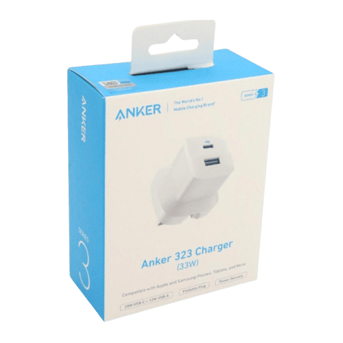 شاخن جداري انكر 323 بمنفذ تايب سي ومنفذ يو اس بي ب...