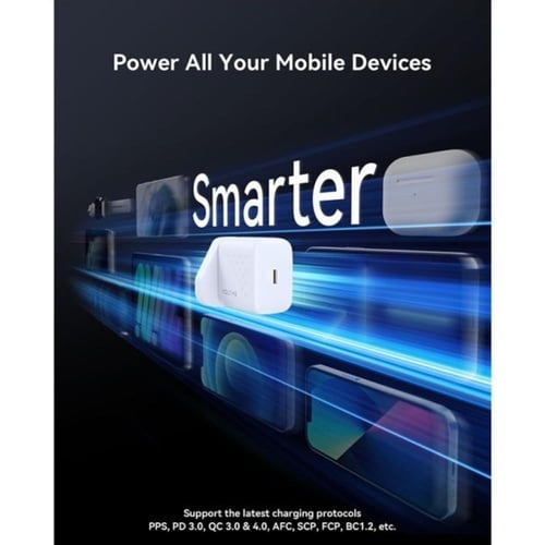 فولتمي ريفو 30 لايت شاحن جداري بقوة 30 واط منفذ تا...