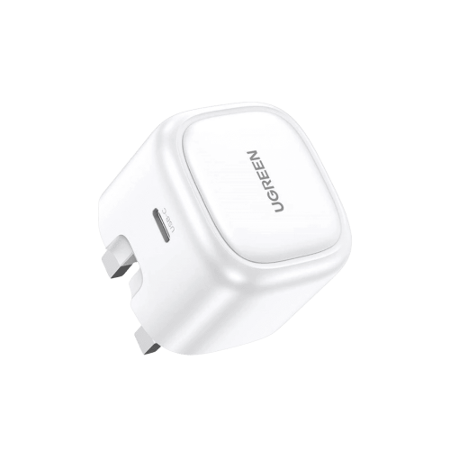 شاحن جداري يوجرين بمنفذ تايب سي بقوة 30 واط - ابيض
