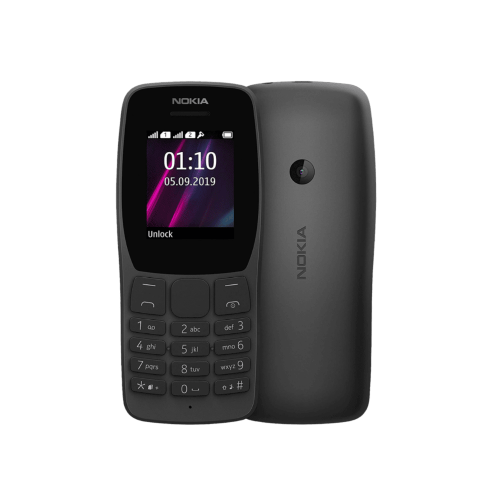 جوال نوكيا 110 شريحتين - أسود