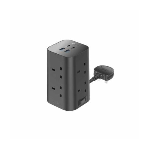 انكر منصة شحن 20 واط (12 في 1) 8 منافذ AC و 2 تايب...