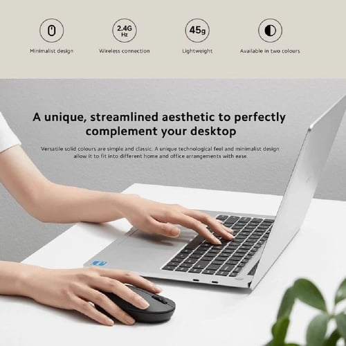 شاومي لايت 2 ماوس كمبيوتر لاسلكي - أبيض