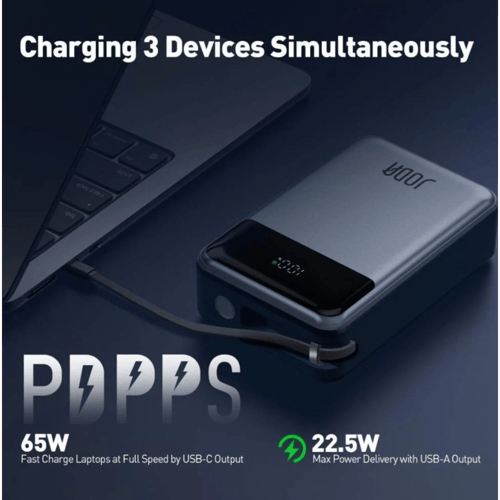 بطارية متنقلة جودا بسعة 20000 الاف مللي امبير بقوة...