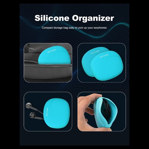 سماعة راف باور تايب سي سلكية - أسود