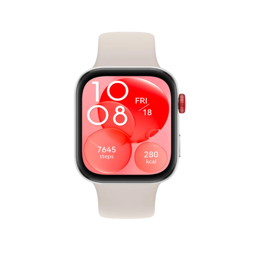 ساعة هواوي واتش فيت3 مقاس 1.82 بوصة - ابيض