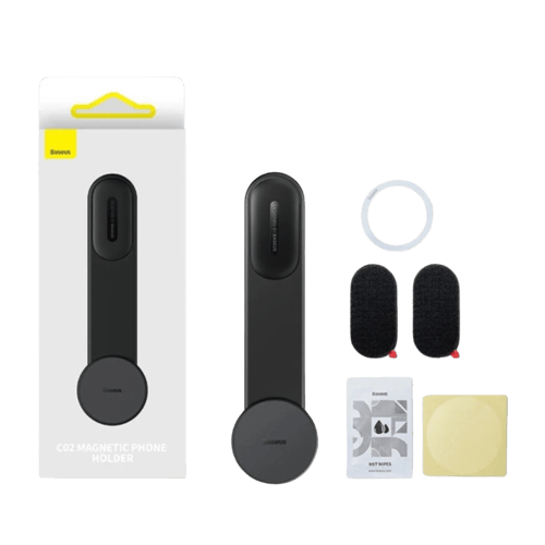 بيسوس حامل جوال سيارة C02 - أسود