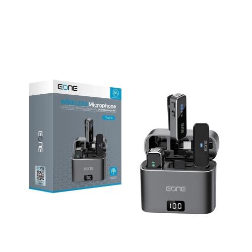اي ون ميكرفون لأسلكي إحترافي تايب سي - EONE Mic Pr...