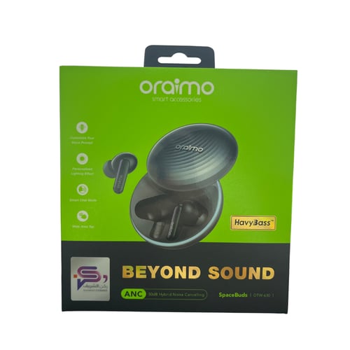 سماعة أذن اورايمو لاسلكية سبيس بودز - رمادي