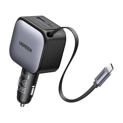 شاحن سيارة يوجرين بقوة 60 واط بمنفذ تايب سي ومنفذ...