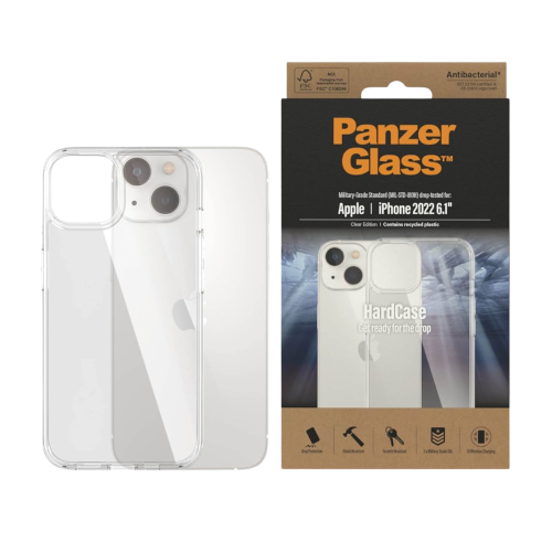 كفر حماية بانزر جلاس ايفون 14 / 13 العادي - شفاف