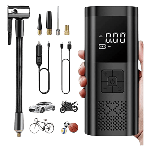 منفاخ هواء السيارة موج ماكس متعدد الوظائف - اسود